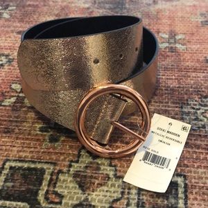 Steve Madden Rose Gold Belt